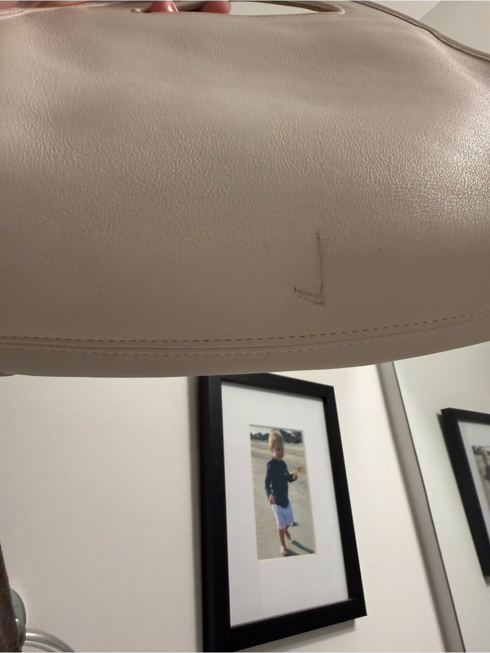 Vintage COACH White Structured Top-Handle Women's Bag - Picture 7 of 13